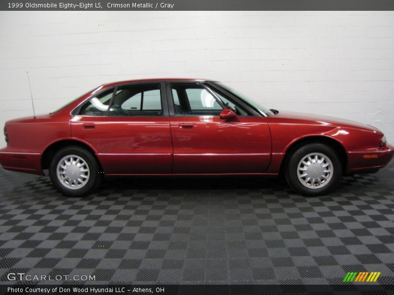 Crimson Metallic / Gray 1999 Oldsmobile Eighty-Eight LS