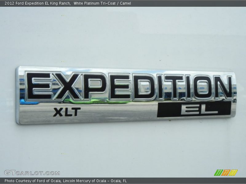 White Platinum Tri-Coat / Camel 2012 Ford Expedition EL King Ranch