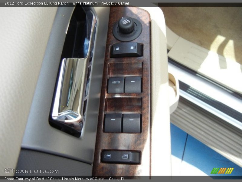White Platinum Tri-Coat / Camel 2012 Ford Expedition EL King Ranch
