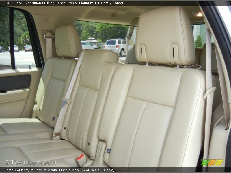 White Platinum Tri-Coat / Camel 2012 Ford Expedition EL King Ranch
