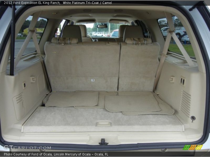 White Platinum Tri-Coat / Camel 2012 Ford Expedition EL King Ranch