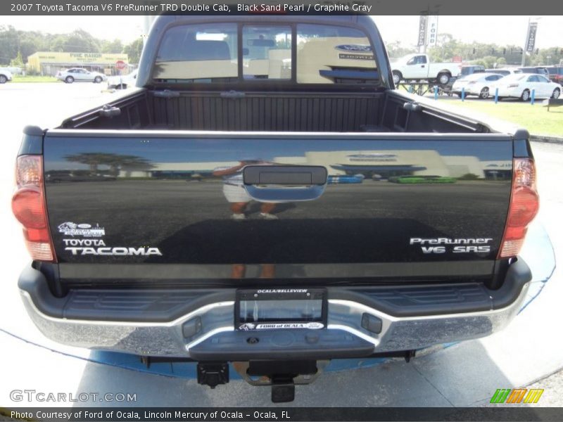 Black Sand Pearl / Graphite Gray 2007 Toyota Tacoma V6 PreRunner TRD Double Cab