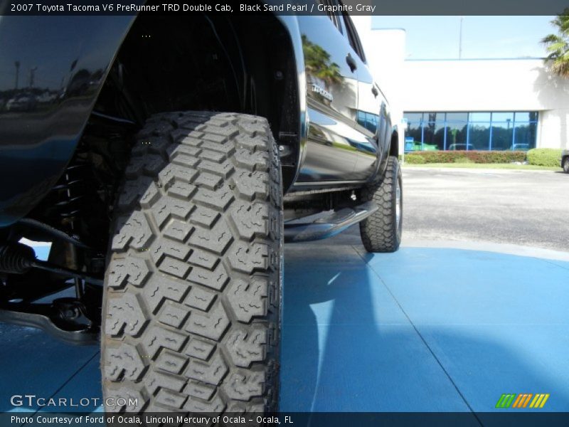 Black Sand Pearl / Graphite Gray 2007 Toyota Tacoma V6 PreRunner TRD Double Cab