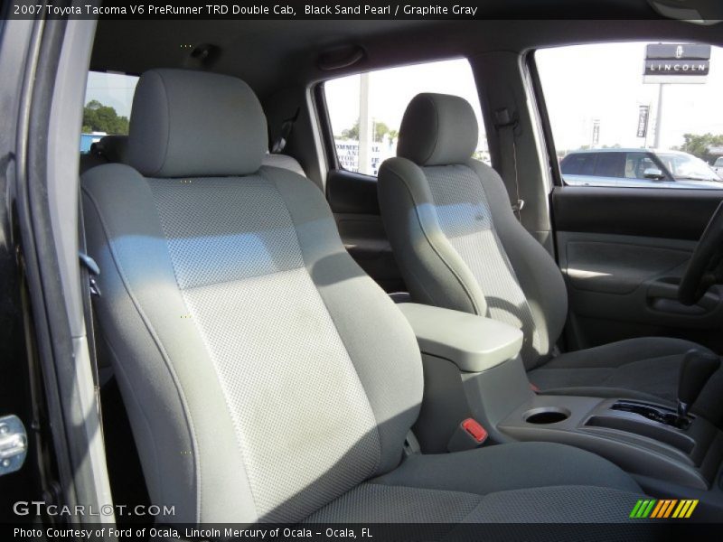 Black Sand Pearl / Graphite Gray 2007 Toyota Tacoma V6 PreRunner TRD Double Cab