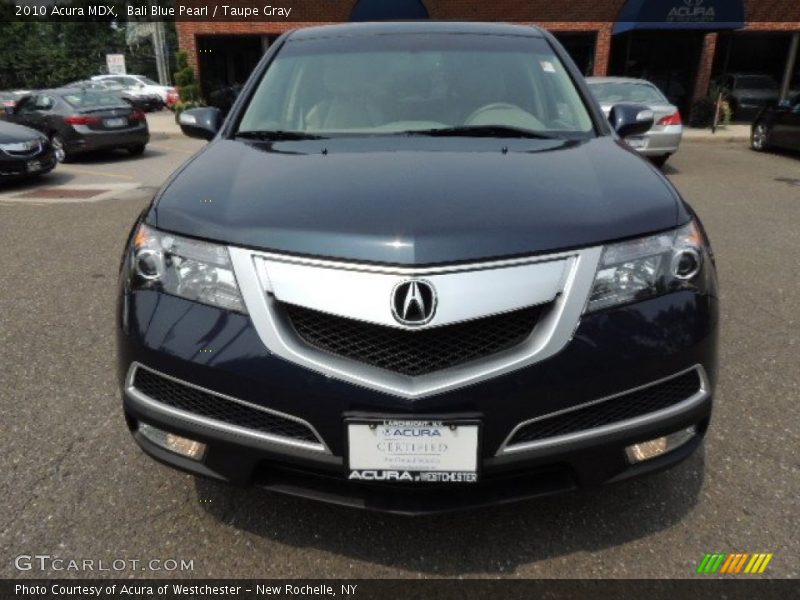 Bali Blue Pearl / Taupe Gray 2010 Acura MDX