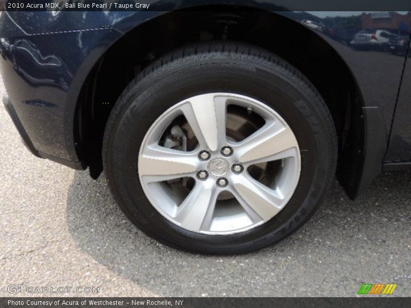 Bali Blue Pearl / Taupe Gray 2010 Acura MDX