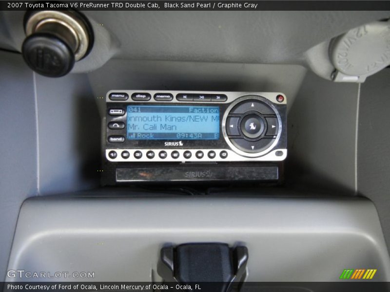 Black Sand Pearl / Graphite Gray 2007 Toyota Tacoma V6 PreRunner TRD Double Cab