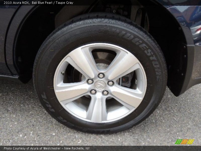 Bali Blue Pearl / Taupe Gray 2010 Acura MDX