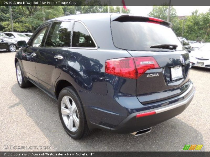 Bali Blue Pearl / Taupe Gray 2010 Acura MDX