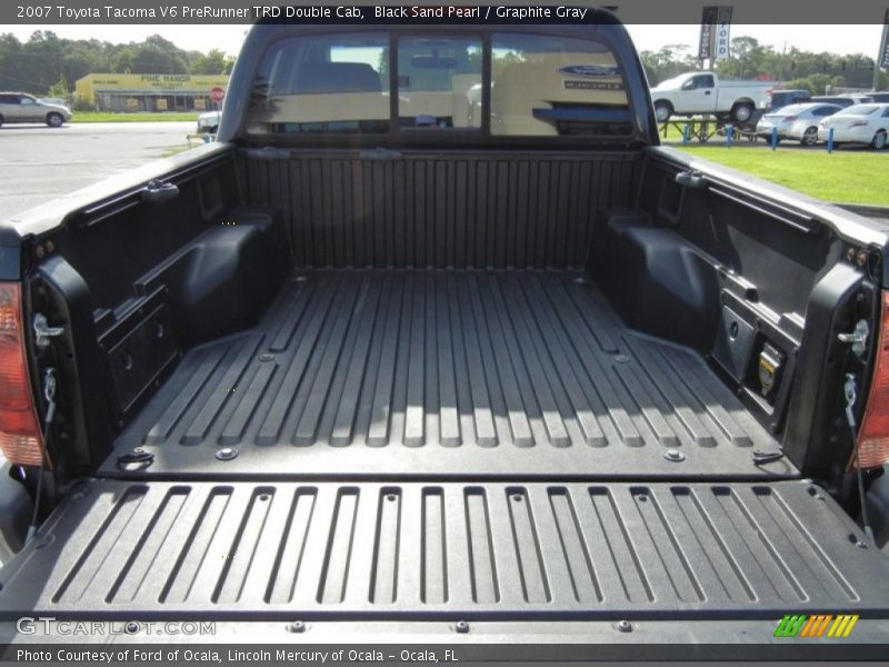 Black Sand Pearl / Graphite Gray 2007 Toyota Tacoma V6 PreRunner TRD Double Cab