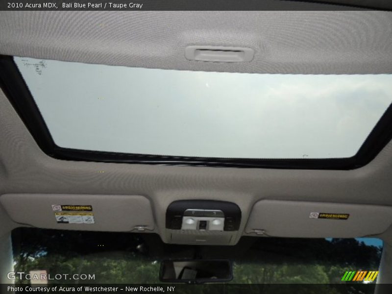 Bali Blue Pearl / Taupe Gray 2010 Acura MDX