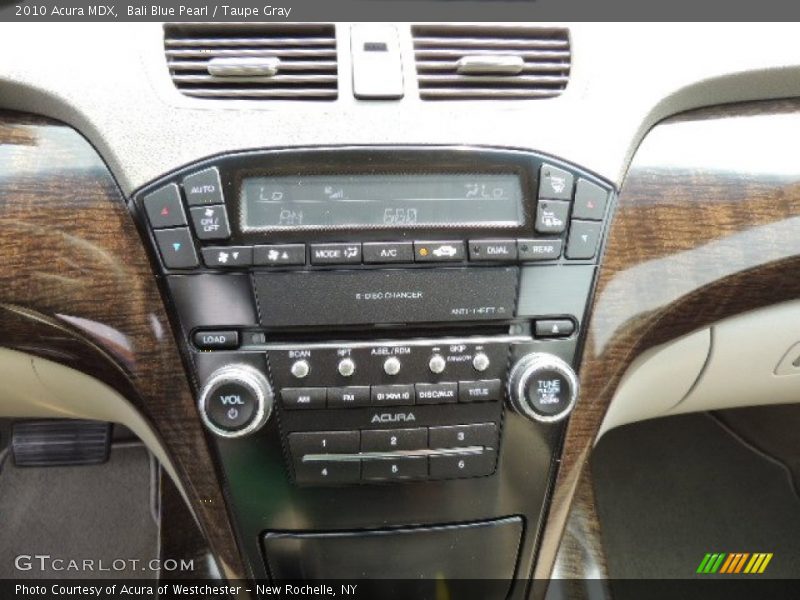 Bali Blue Pearl / Taupe Gray 2010 Acura MDX