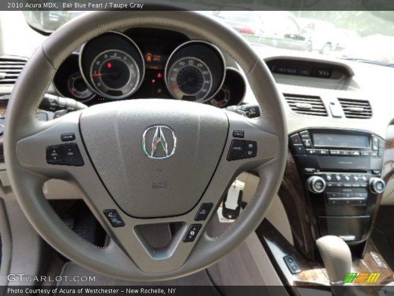 Bali Blue Pearl / Taupe Gray 2010 Acura MDX