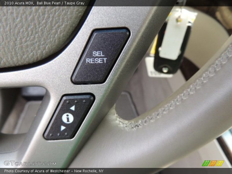 Bali Blue Pearl / Taupe Gray 2010 Acura MDX