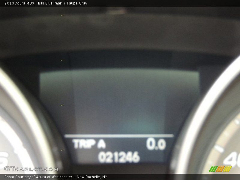 Bali Blue Pearl / Taupe Gray 2010 Acura MDX