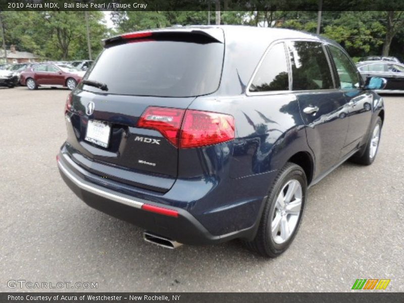 Bali Blue Pearl / Taupe Gray 2010 Acura MDX