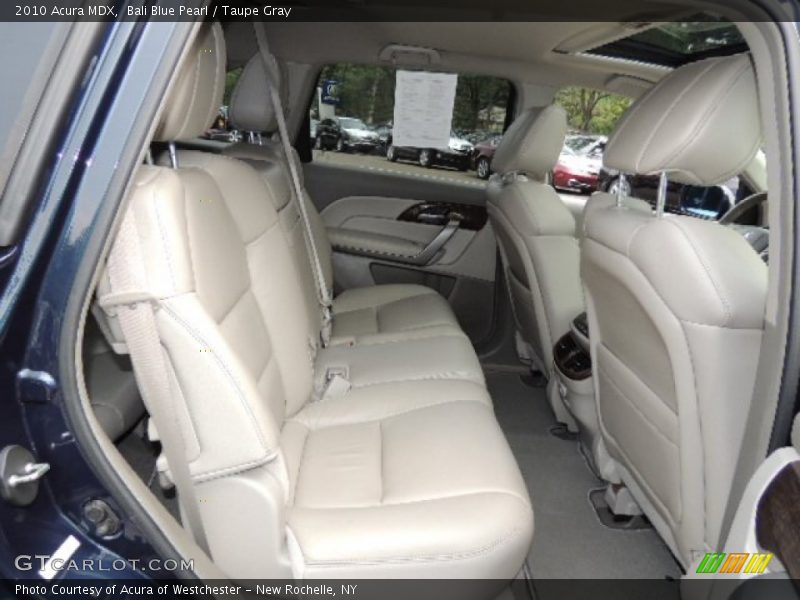 Rear Seat of 2010 MDX 