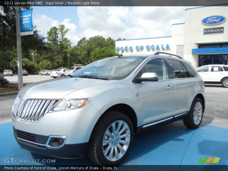 Ingot Silver / Medium Light Stone 2013 Lincoln MKX FWD