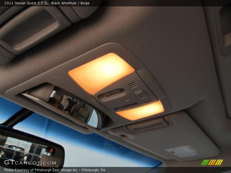 Black Amethyst / Beige 2011 Nissan Quest 3.5 SL