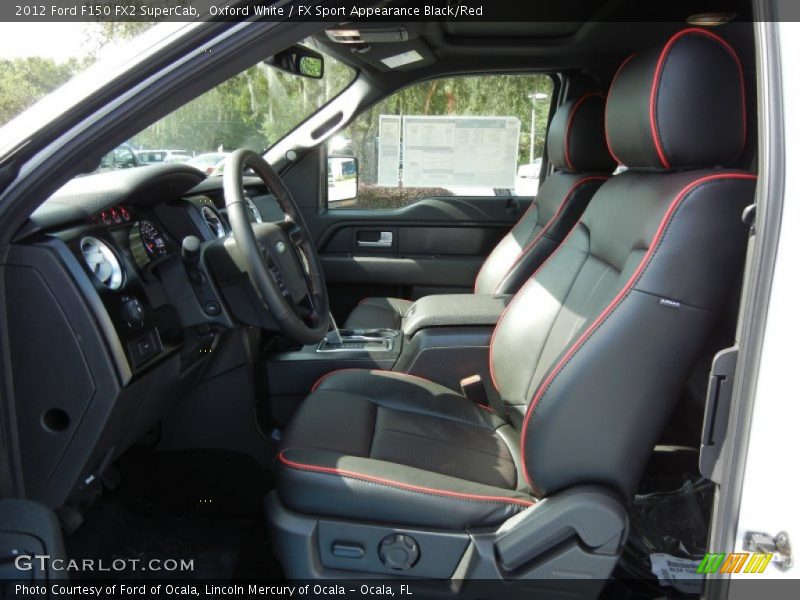 Front Seat of 2012 F150 FX2 SuperCab