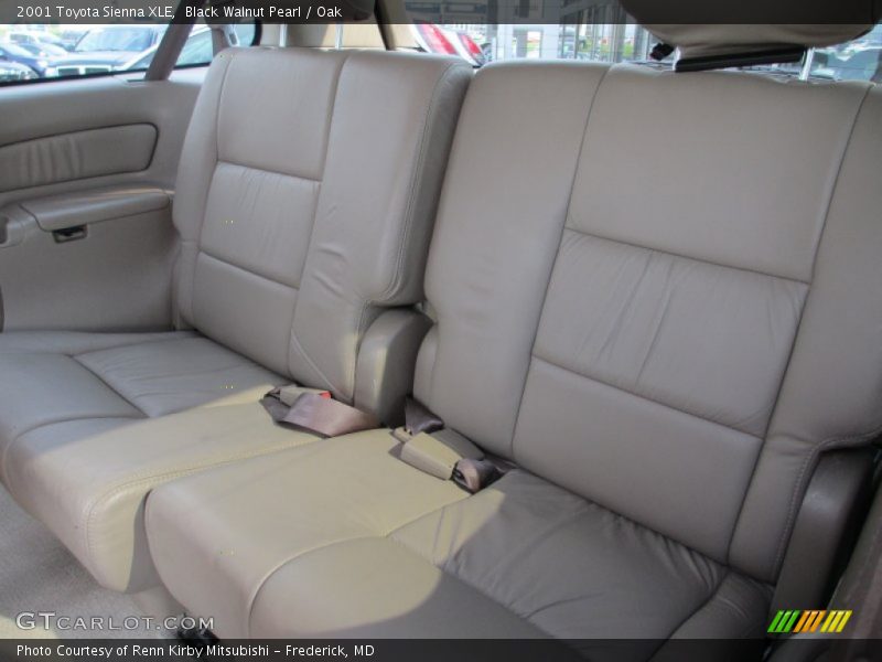 Rear Seat of 2001 Sienna XLE