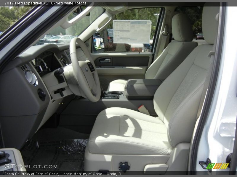 Oxford White / Stone 2012 Ford Expedition XL