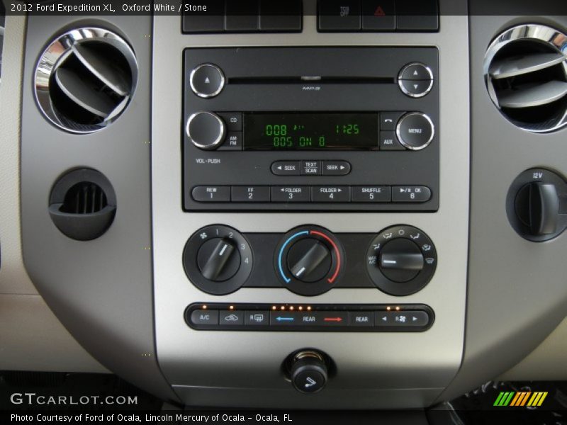 Oxford White / Stone 2012 Ford Expedition XL