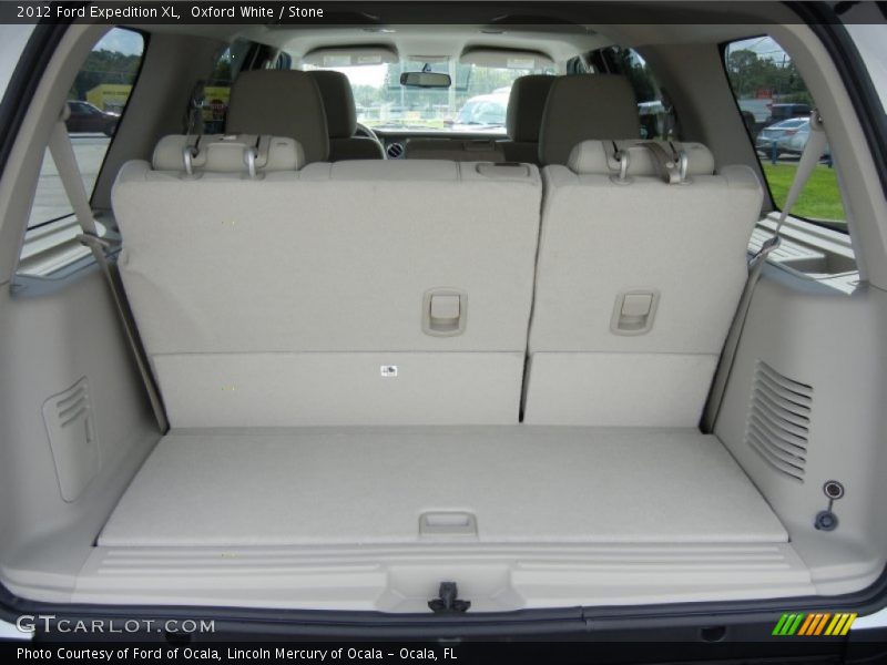 Oxford White / Stone 2012 Ford Expedition XL