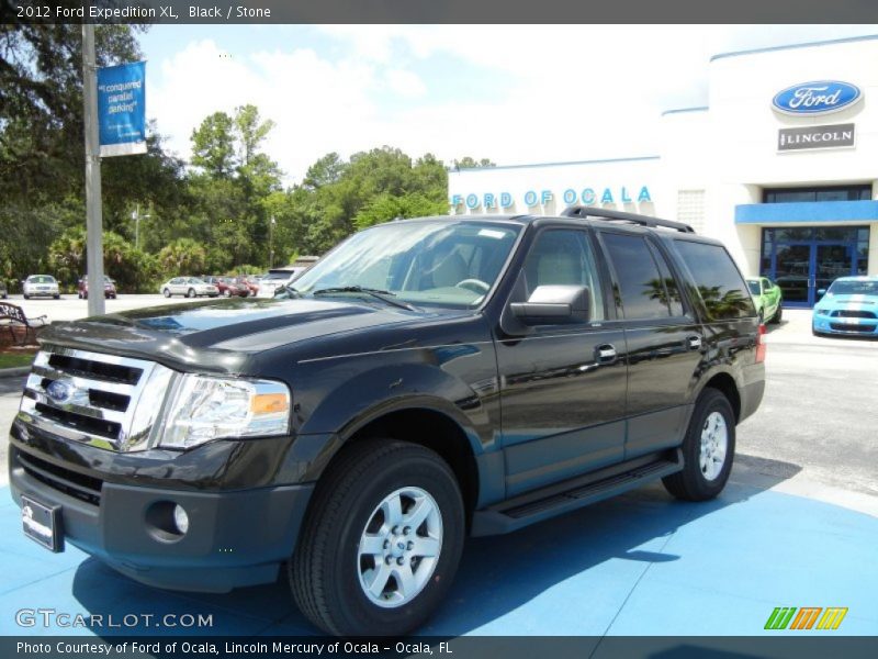 Black / Stone 2012 Ford Expedition XL