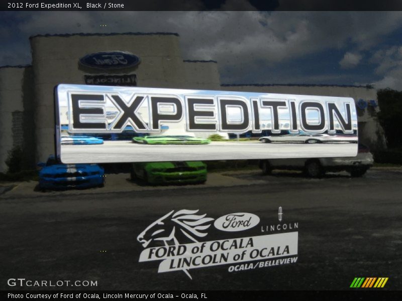 Black / Stone 2012 Ford Expedition XL