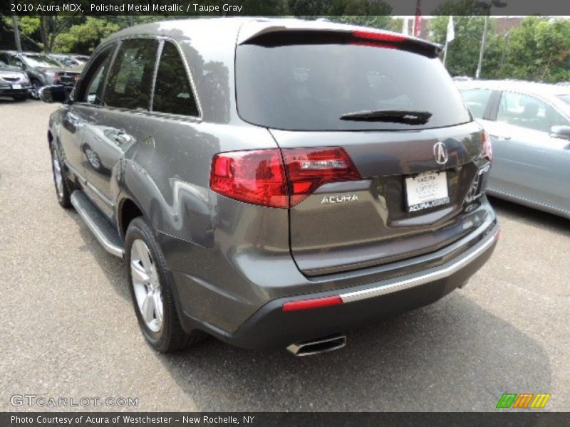 Polished Metal Metallic / Taupe Gray 2010 Acura MDX