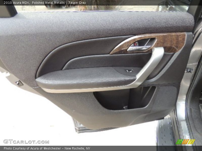 Polished Metal Metallic / Taupe Gray 2010 Acura MDX