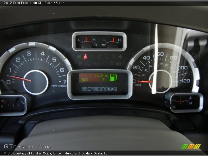 Black / Stone 2012 Ford Expedition XL