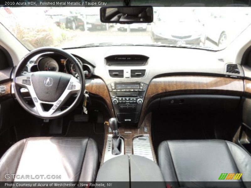 Polished Metal Metallic / Taupe Gray 2010 Acura MDX