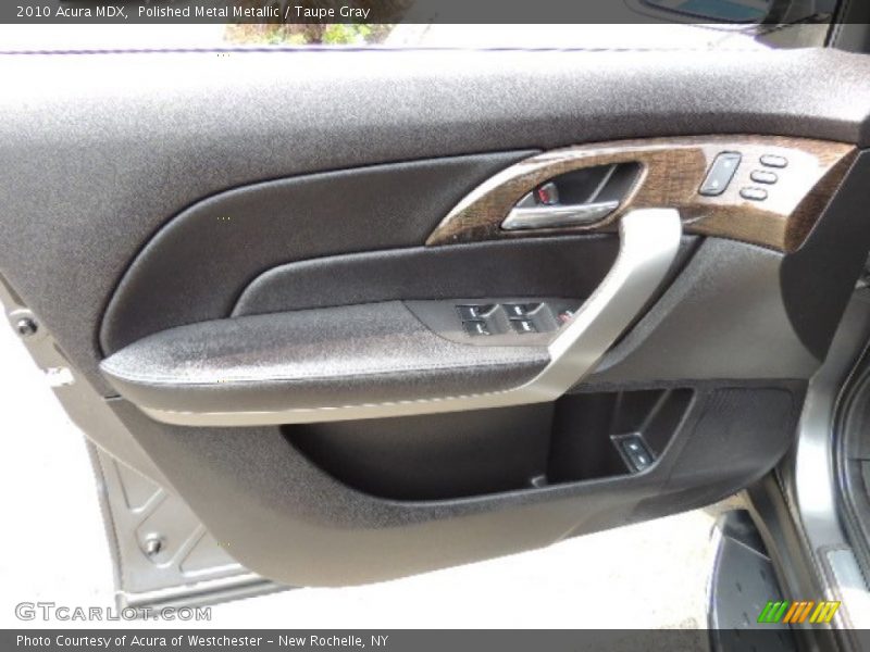 Polished Metal Metallic / Taupe Gray 2010 Acura MDX