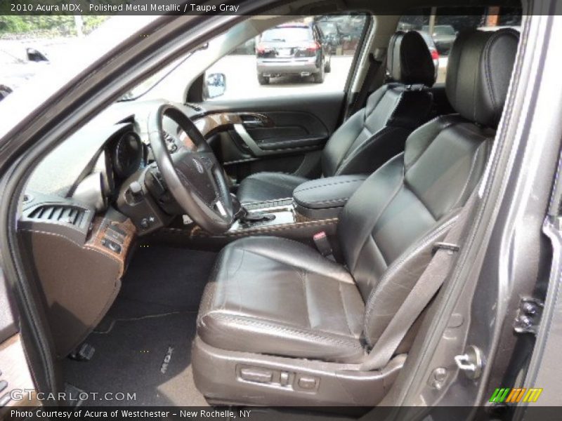 Polished Metal Metallic / Taupe Gray 2010 Acura MDX