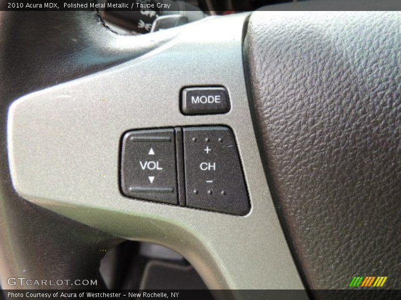 Polished Metal Metallic / Taupe Gray 2010 Acura MDX