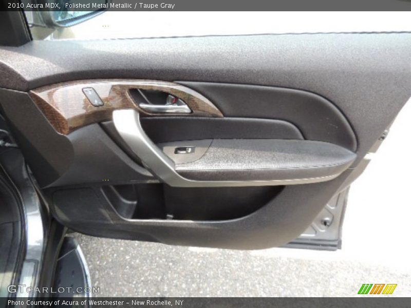 Polished Metal Metallic / Taupe Gray 2010 Acura MDX