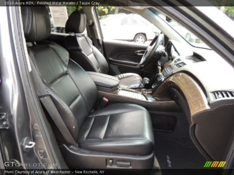 Polished Metal Metallic / Taupe Gray 2010 Acura MDX