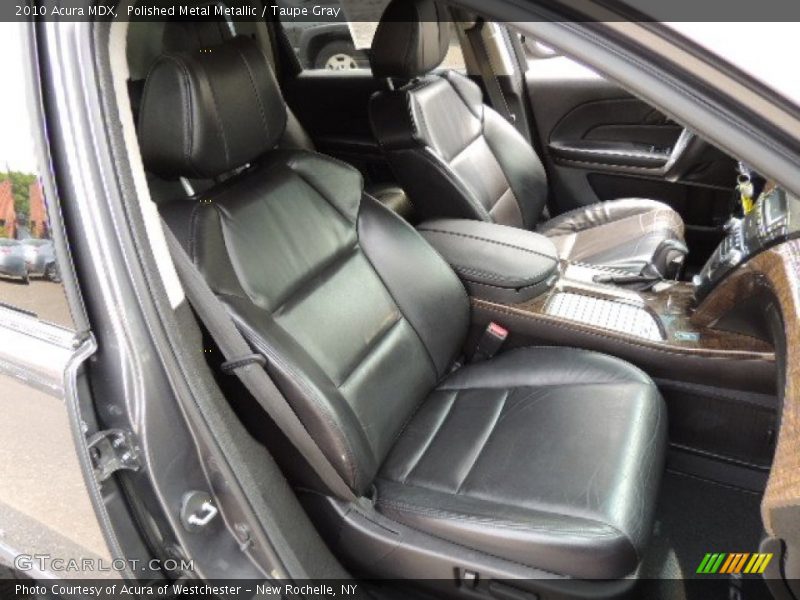 Polished Metal Metallic / Taupe Gray 2010 Acura MDX