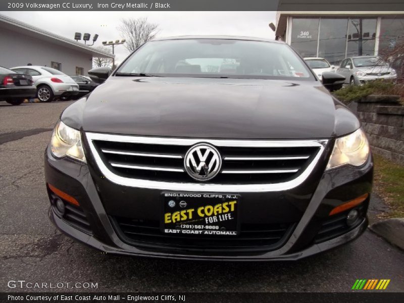 Iron Grey Metallic / Black 2009 Volkswagen CC Luxury