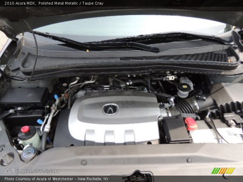 Polished Metal Metallic / Taupe Gray 2010 Acura MDX