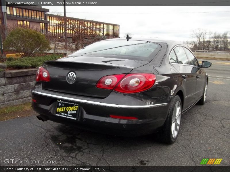 Iron Grey Metallic / Black 2009 Volkswagen CC Luxury