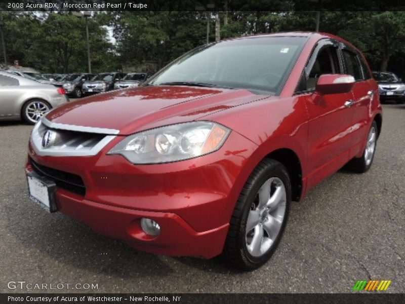 Moroccan Red Pearl / Taupe 2008 Acura RDX