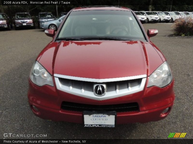Moroccan Red Pearl / Taupe 2008 Acura RDX
