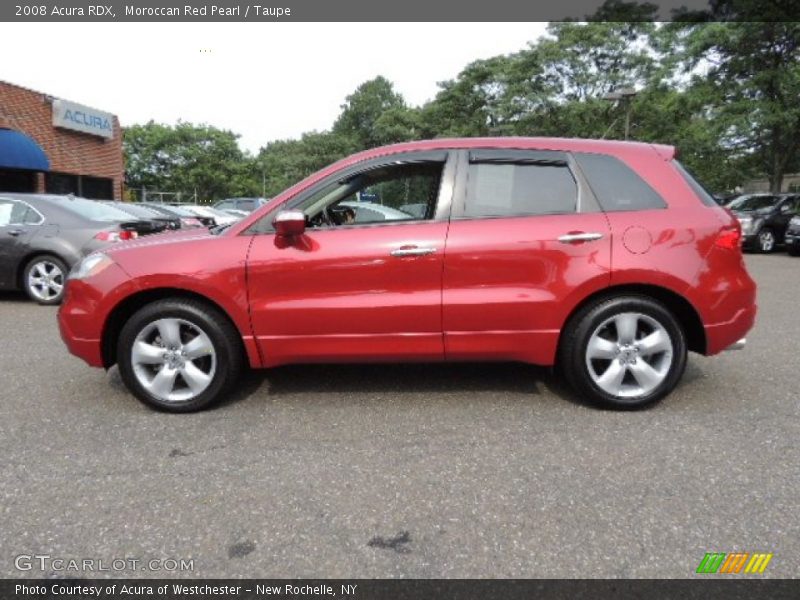 Moroccan Red Pearl / Taupe 2008 Acura RDX