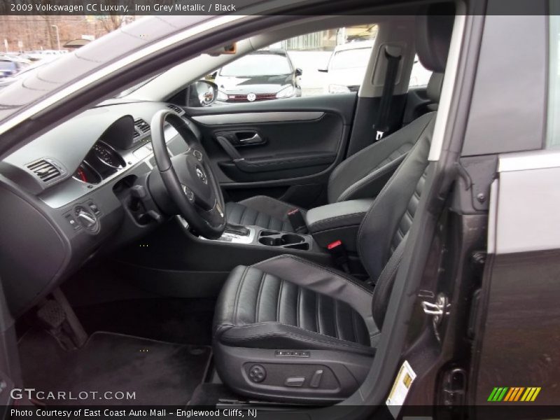 Iron Grey Metallic / Black 2009 Volkswagen CC Luxury