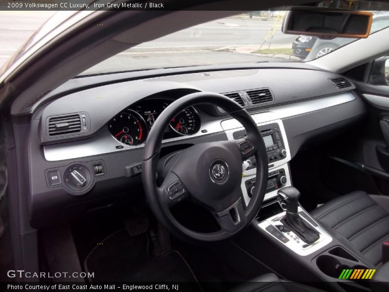 Iron Grey Metallic / Black 2009 Volkswagen CC Luxury