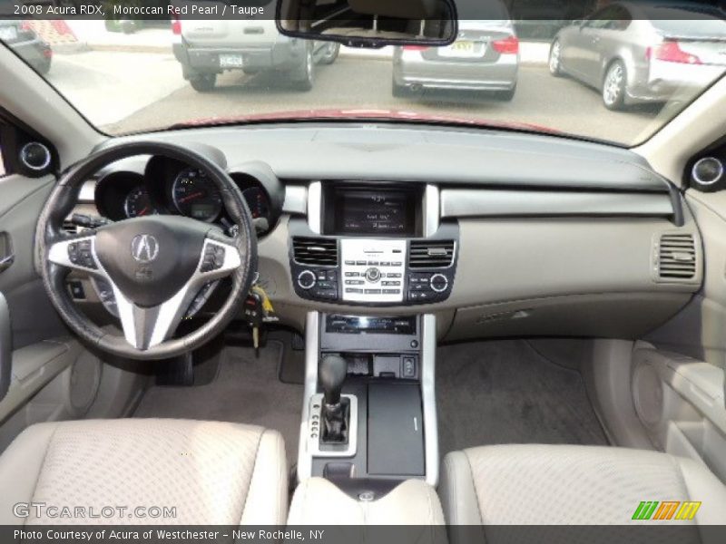 Moroccan Red Pearl / Taupe 2008 Acura RDX