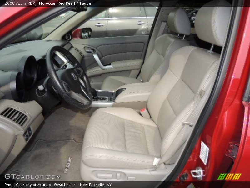 Moroccan Red Pearl / Taupe 2008 Acura RDX
